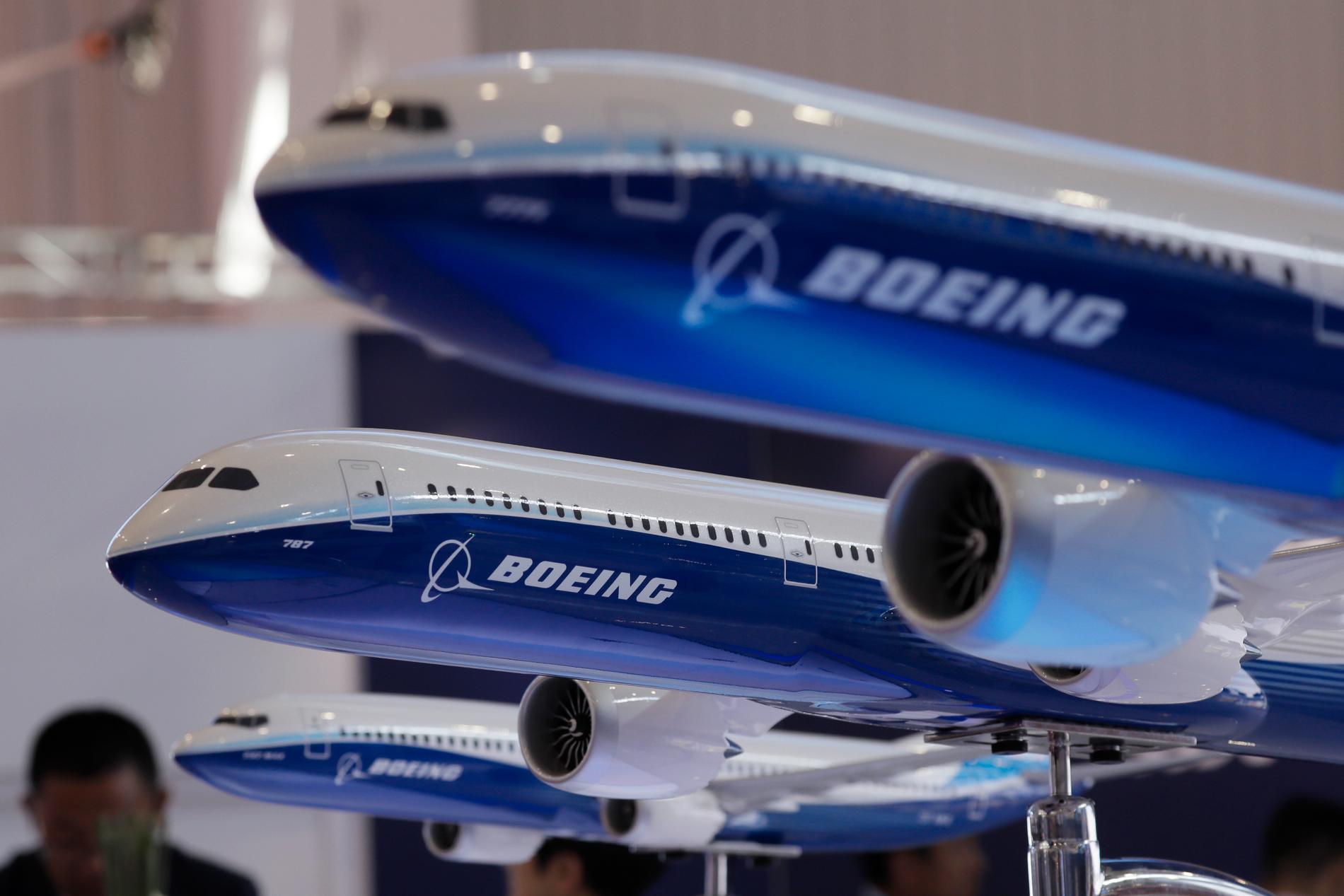 Boeing uppdaterar olycksdrabbad flygplansmodell. Arkivbild.
