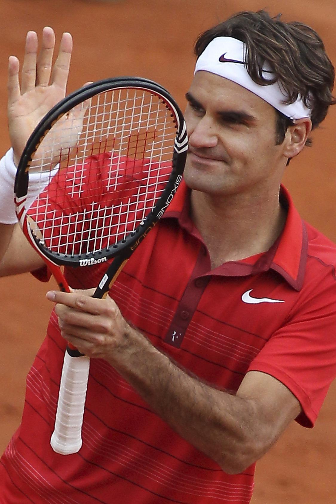 Roger Federer är ”kungen”, enligt Hellberg.