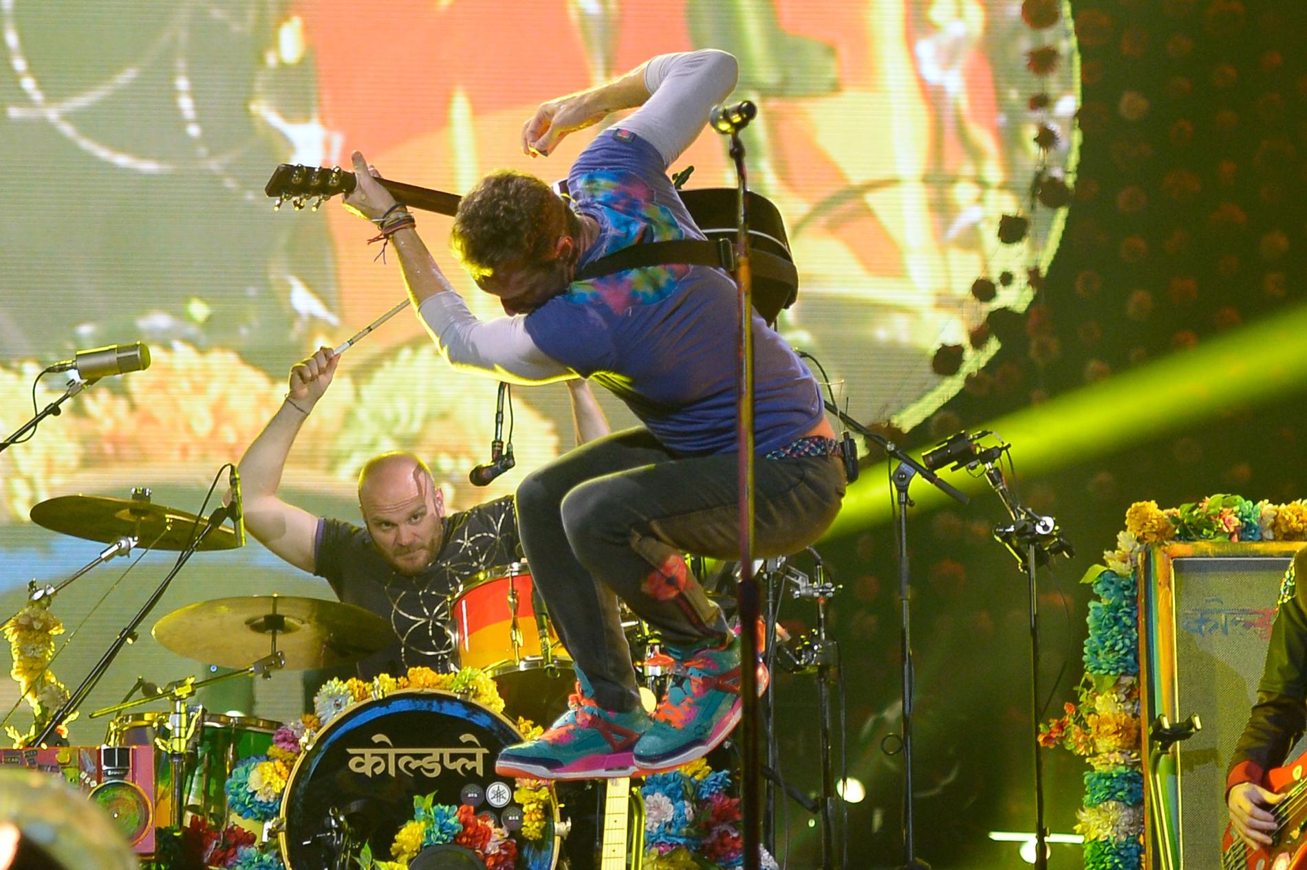 Coldplay på Friends arena i Solna.