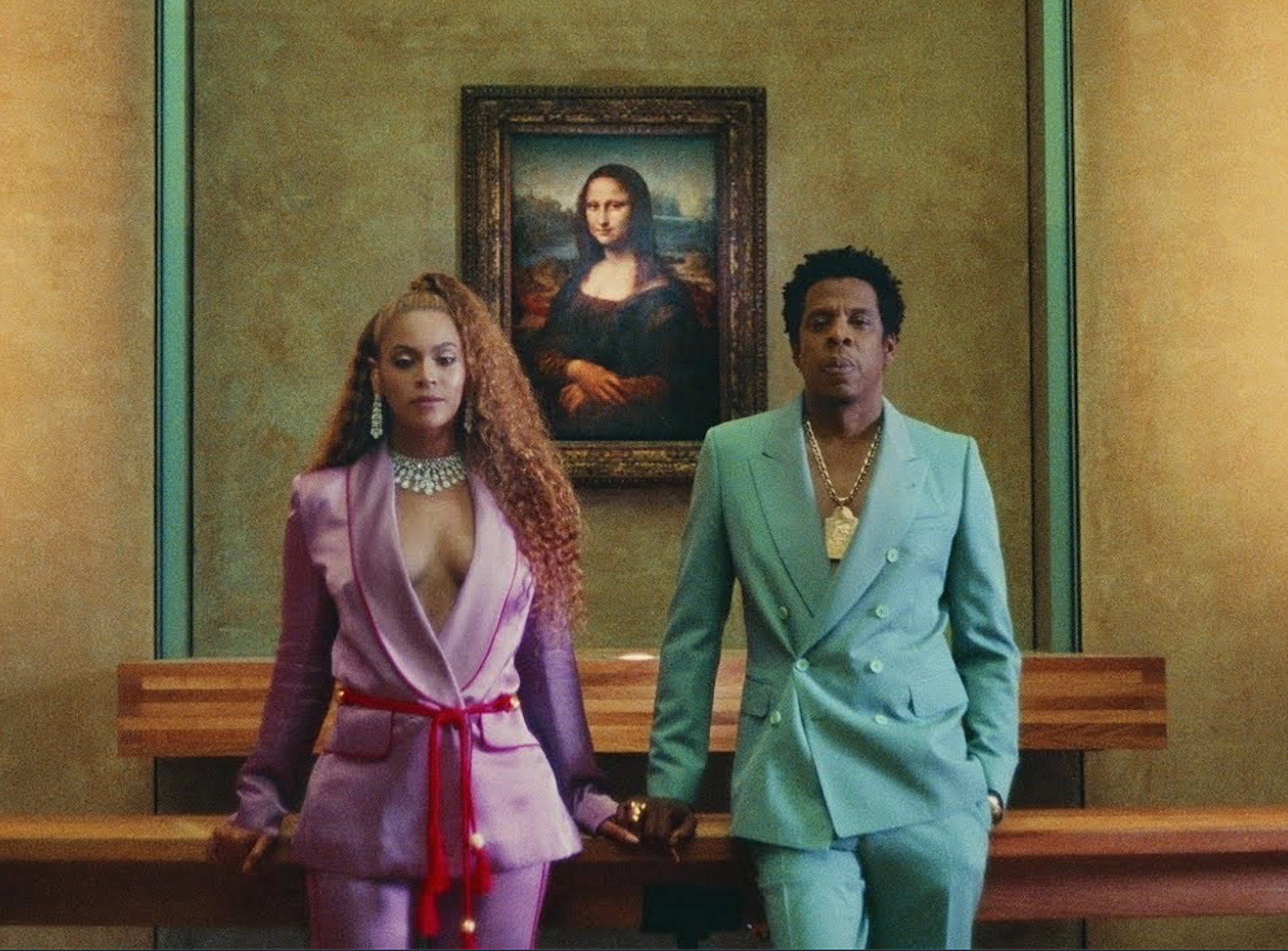 Förutom att posera framför ”Mona Lisa” släppte Beyoncé och Jay-Z ett nytt gemensamt album under namnet The Carters i helgen. 