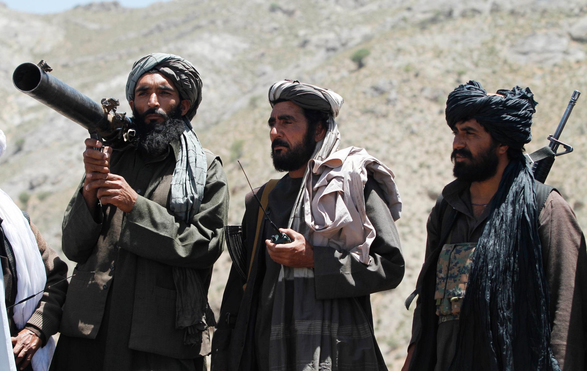 Talibaner i Heratprovinsen i Afghanistan. Arkivbild.