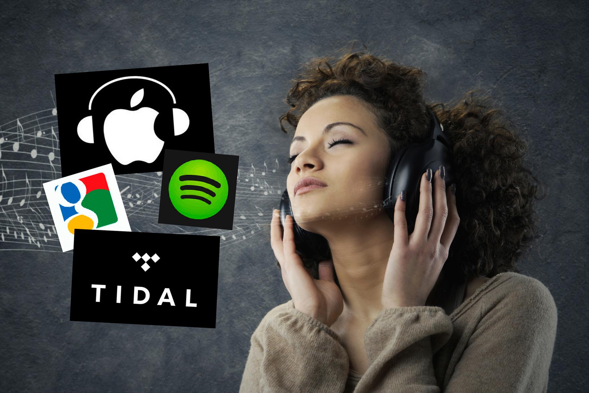 Musikkrig Apple music, Spotify, Tidal...