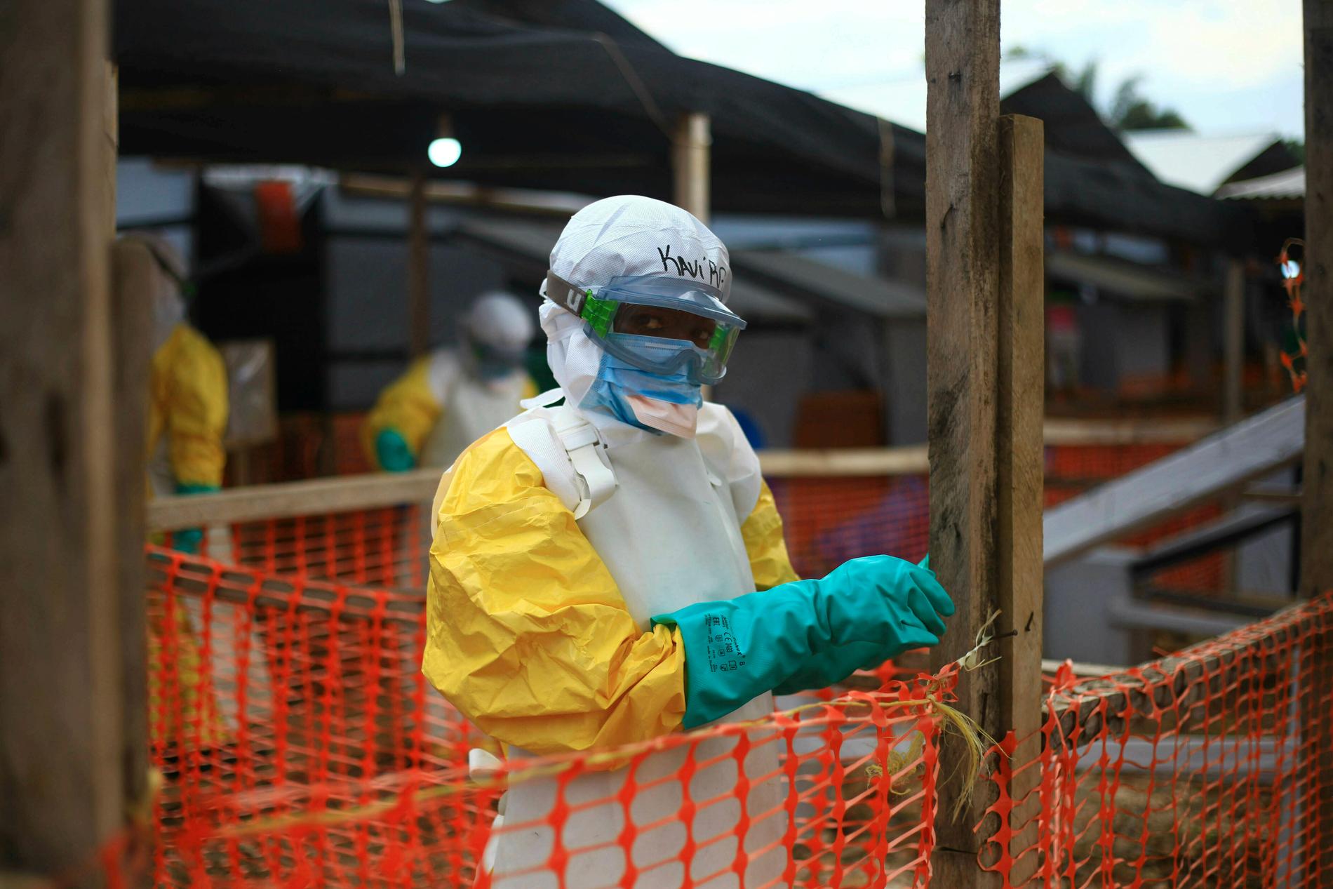 Oron växer över det allvarliga ebolautrottet i östra Kongo-Kinshasa. Staden Beni är en av dem där ett ebolasjukhus skapats för att försöka stoppa utbrottet och vårda de sjuka. Bilden är från april 2019.