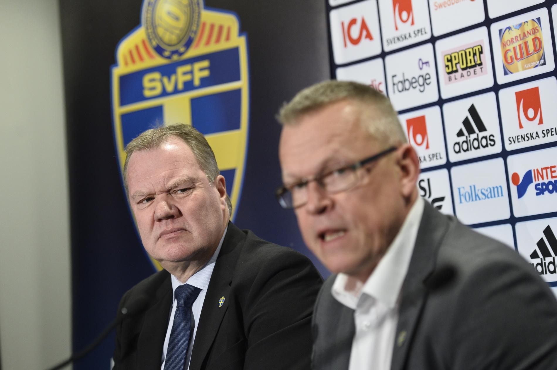 Svenska Fotbollförbundets ordförande, Karl-Erik Nilsson.