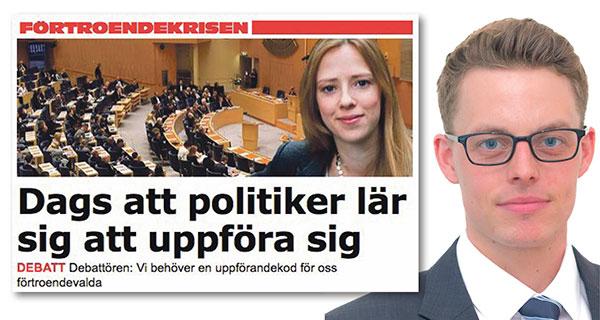 Erik Torstensson (L) svarar Åsa Lindhagen (MP).