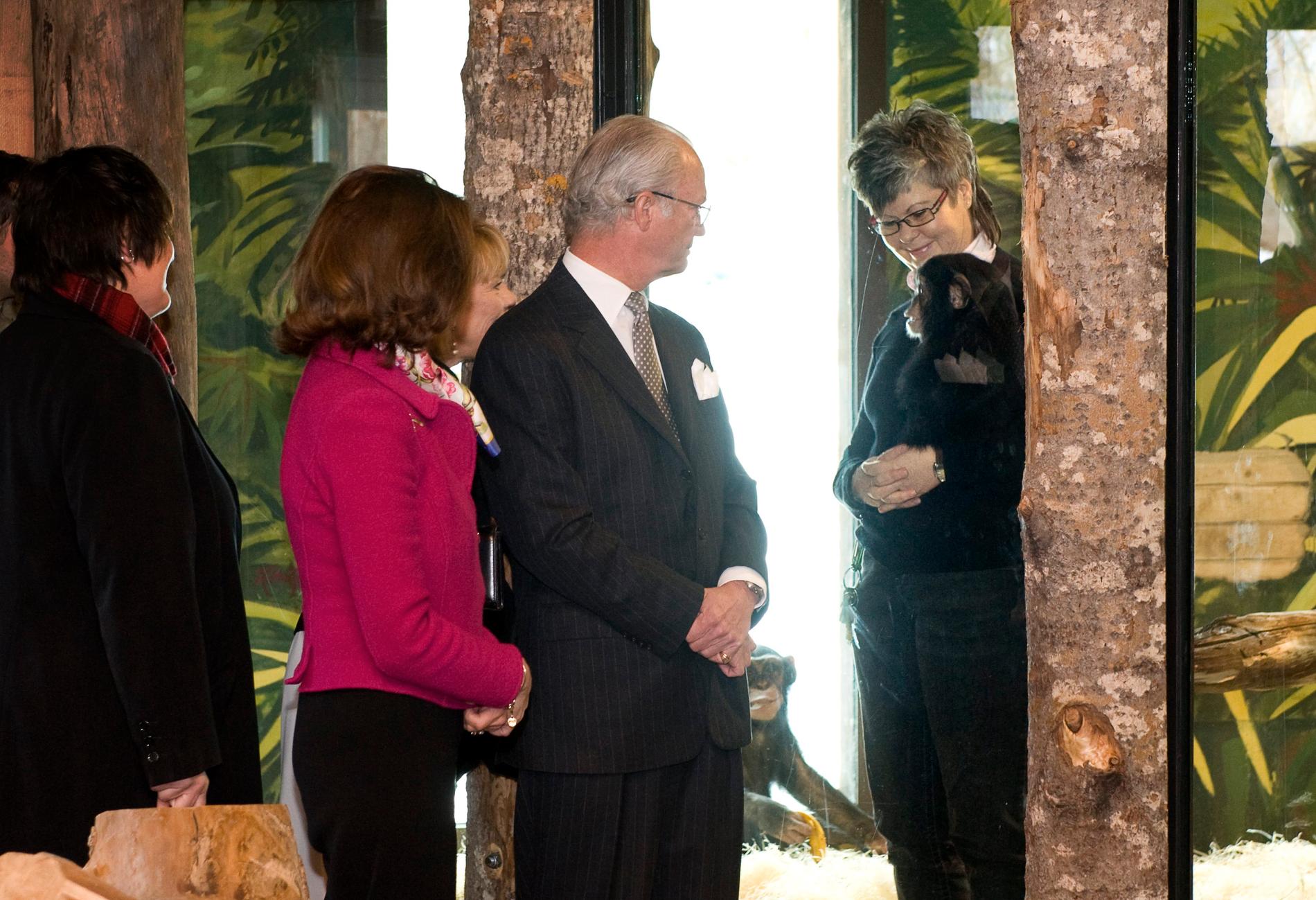 Som liten fick Selma träffa kungen och drottningen, när kungaparet besökte Furuviksparken 2009.
