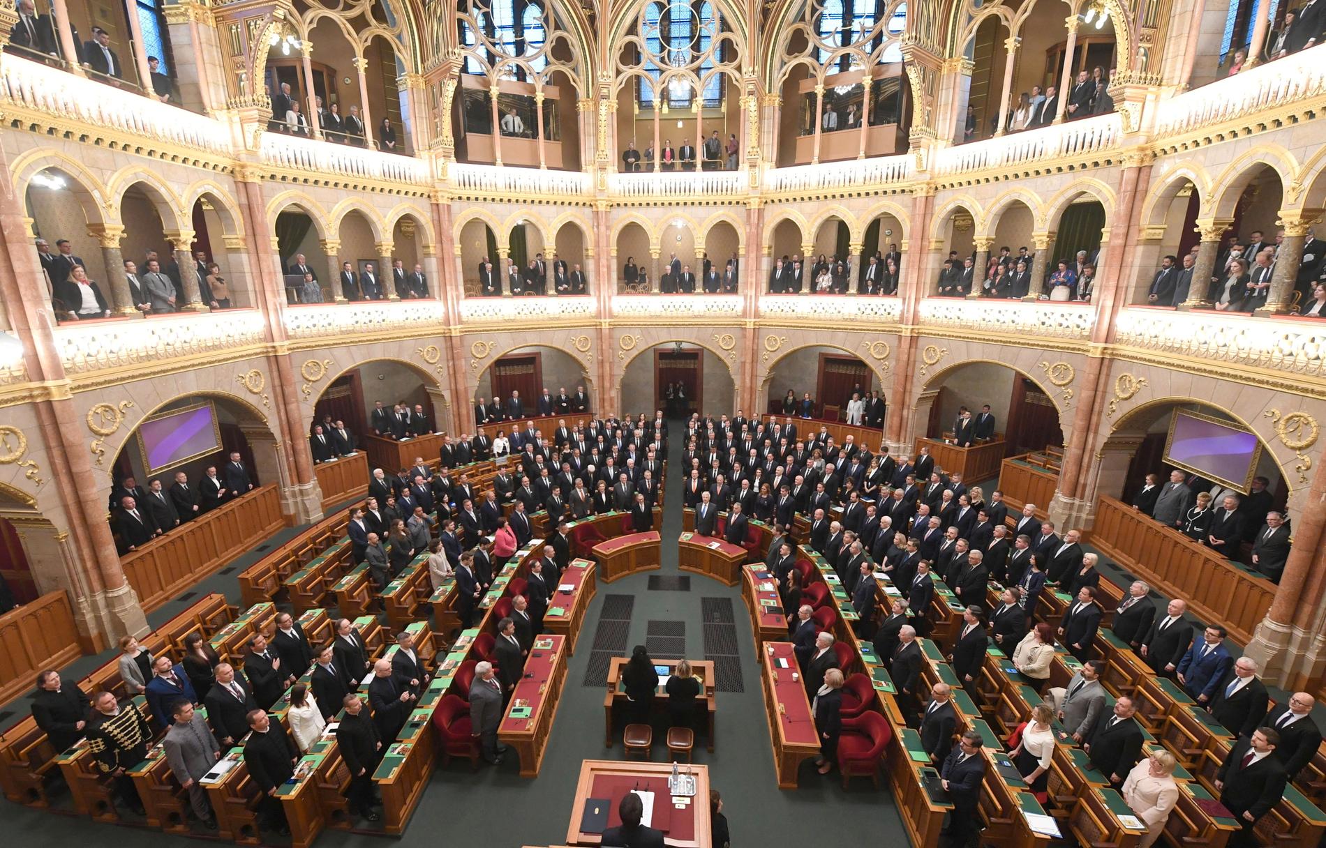 Ungerska parlamentet.