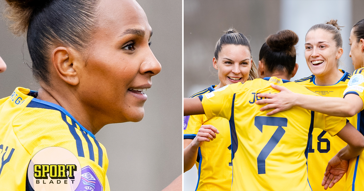 Sweden won big against Bosnia in the Nations League • Madelen Janogy scored two goals