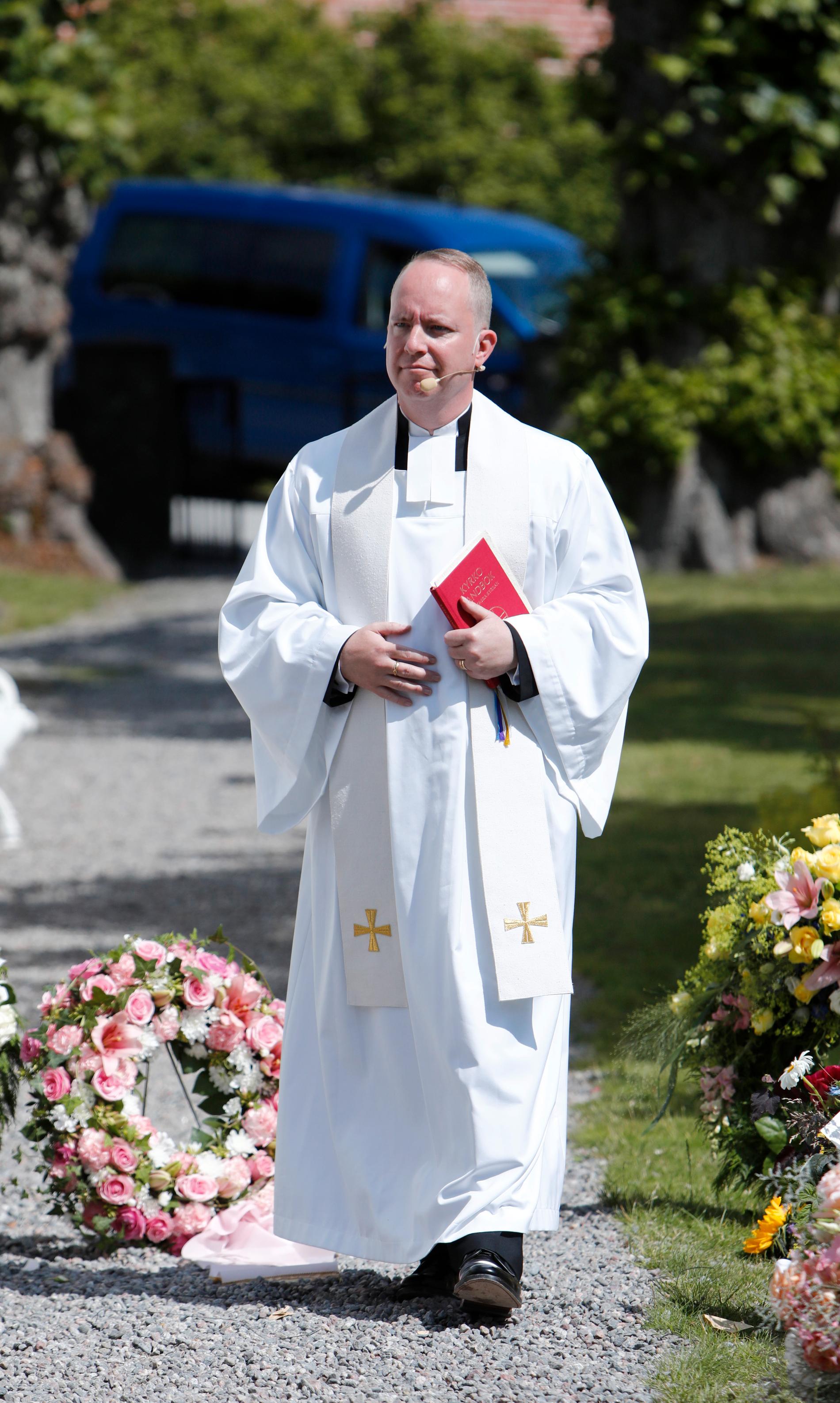 Prästen Fredrik Santell.