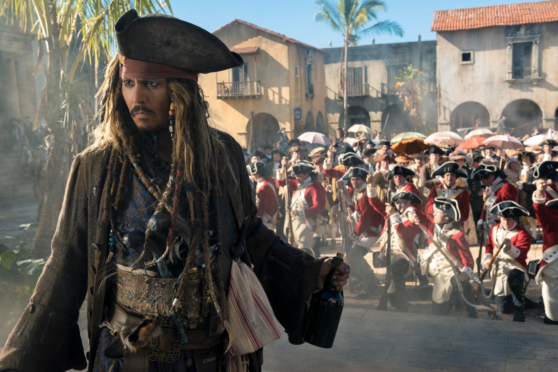 Johnny Depp som ”Jack Sparrow”.