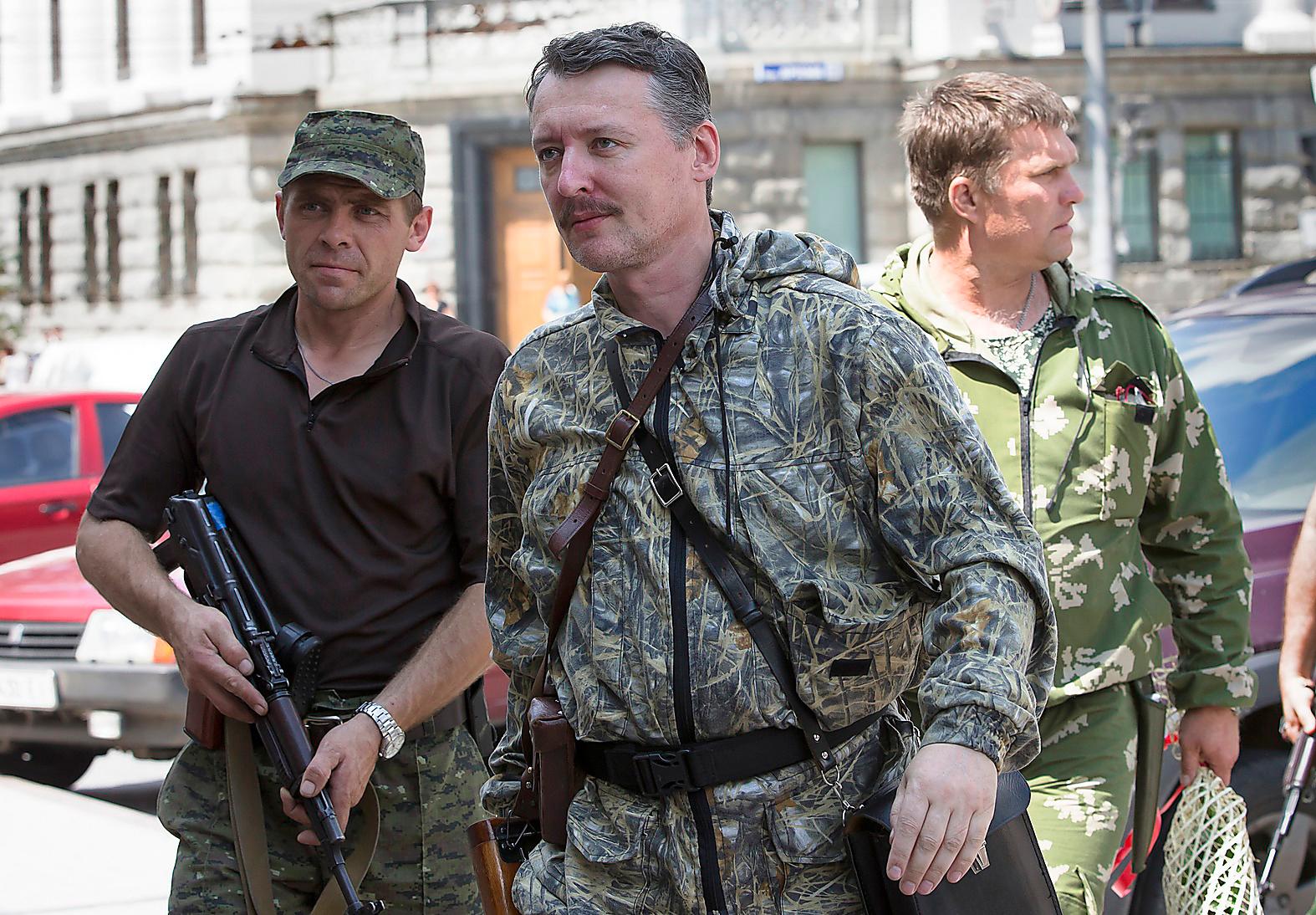 Igor Girkin, känd som "Strelkov". Före detta FSB-agent och befälhavare över milisen i Donbass. Foto: AP.