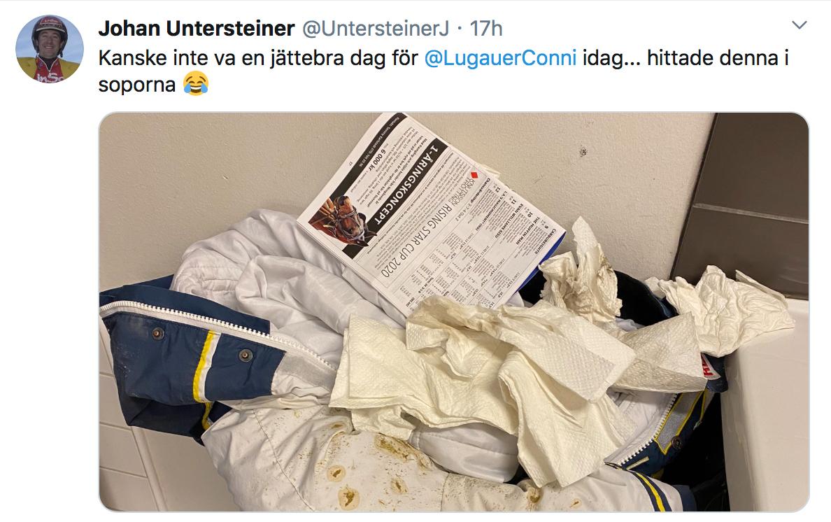 Johan Untersteiners tweet