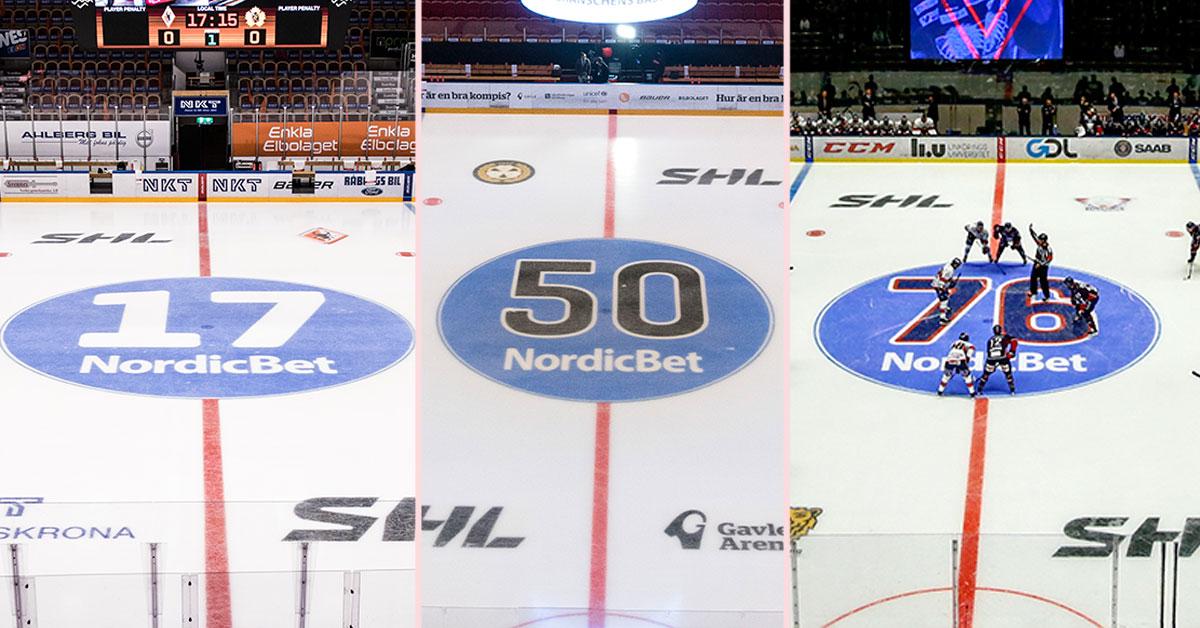 Karlskrona, 17, Skellefteå, 50 och Linköping 76 – numren skiftar från arena till arena. 