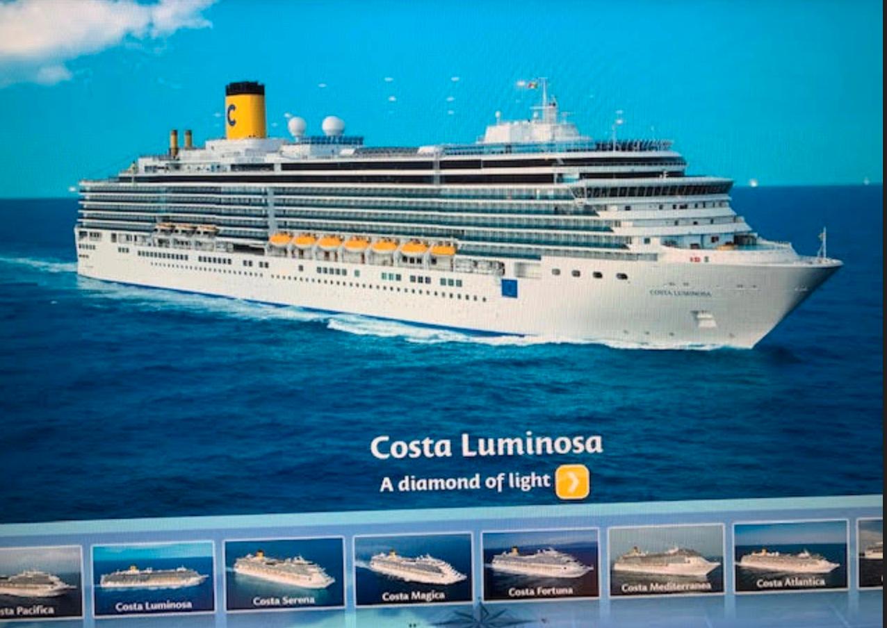 Bild på fartyget Costa Luminosa.