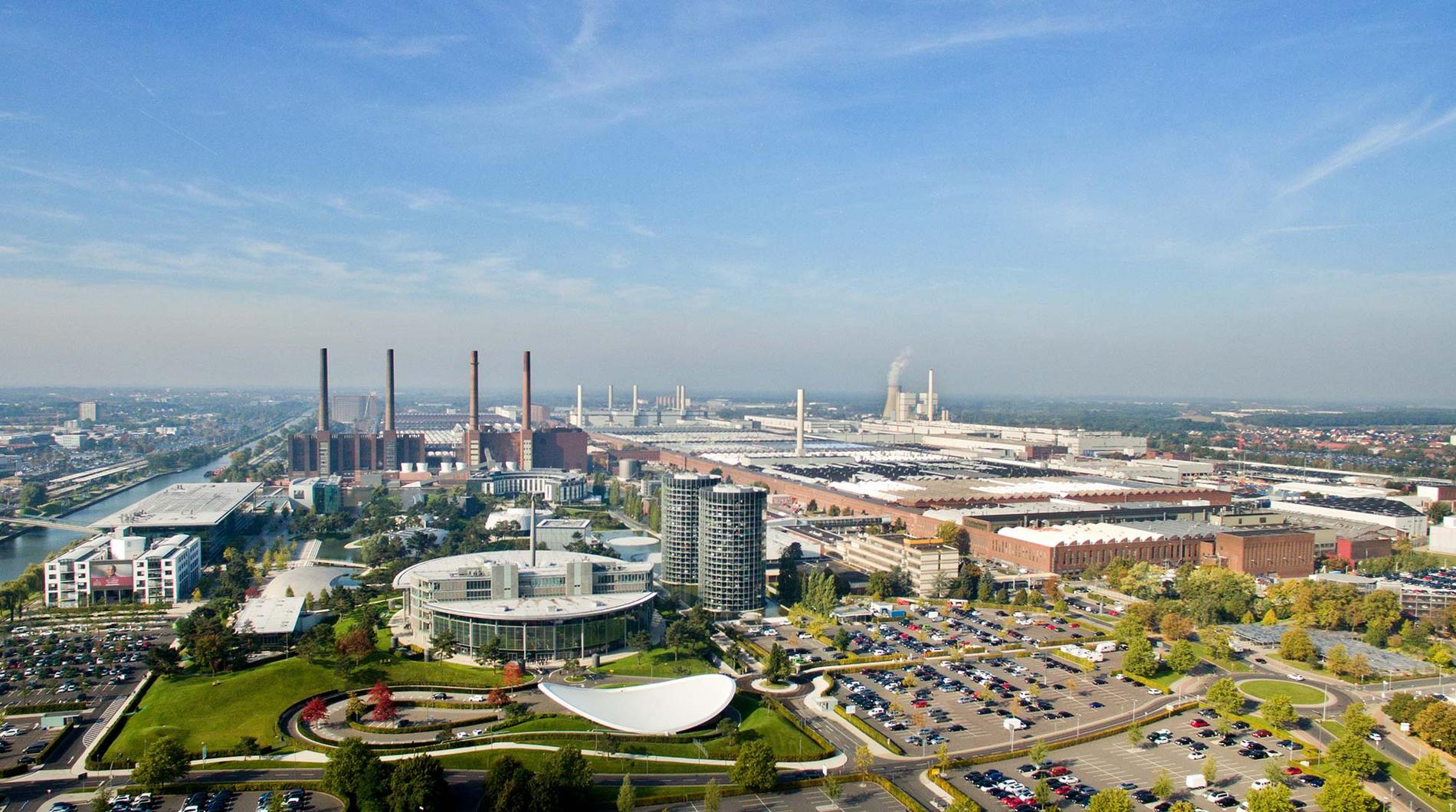 Volkswagens huvudfabrik i Wolfsburg, Tyskland.