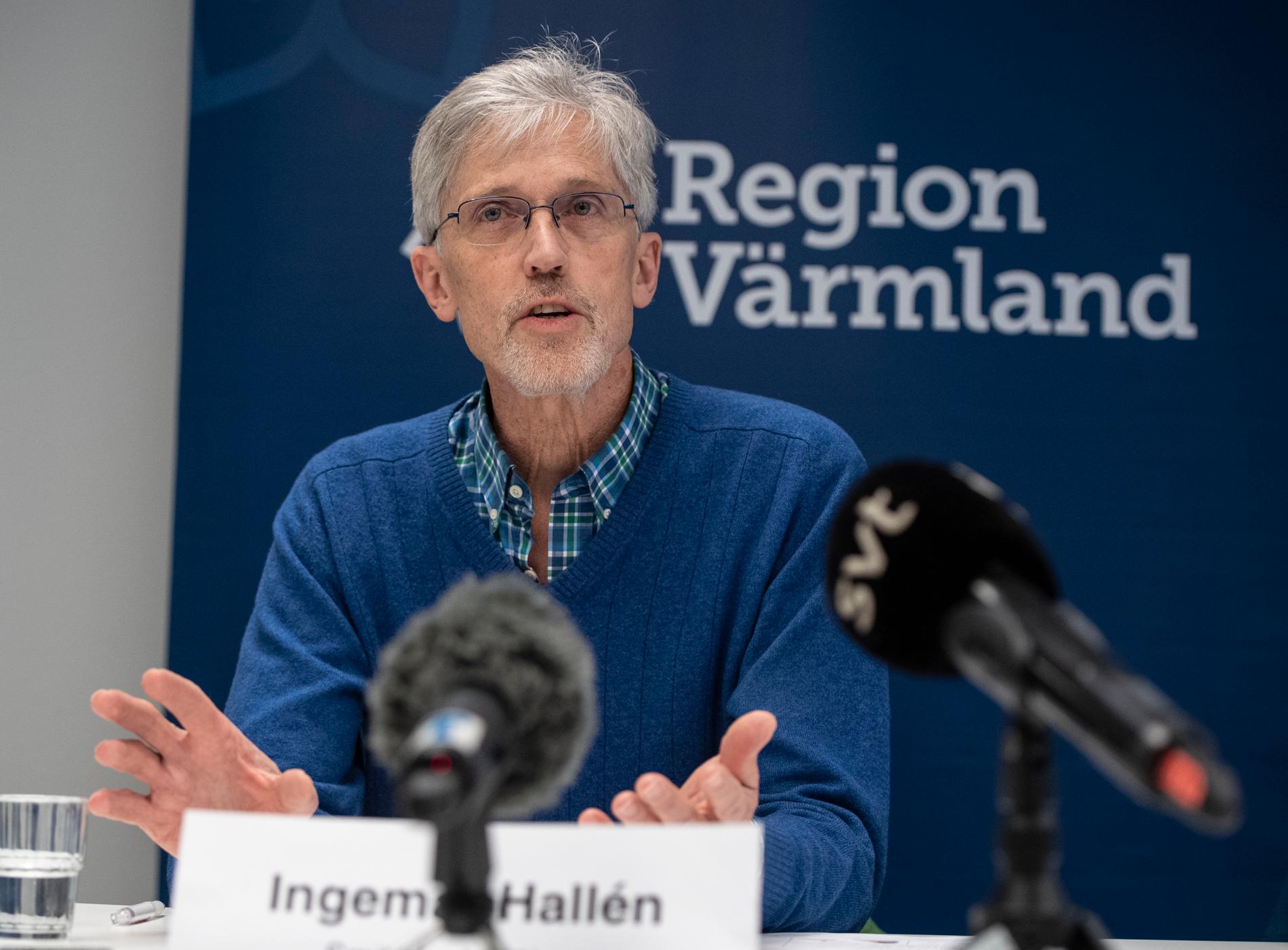 Ingemar Hallén, verksamhetschef och smittskyddsläkare i Region Värmland. 