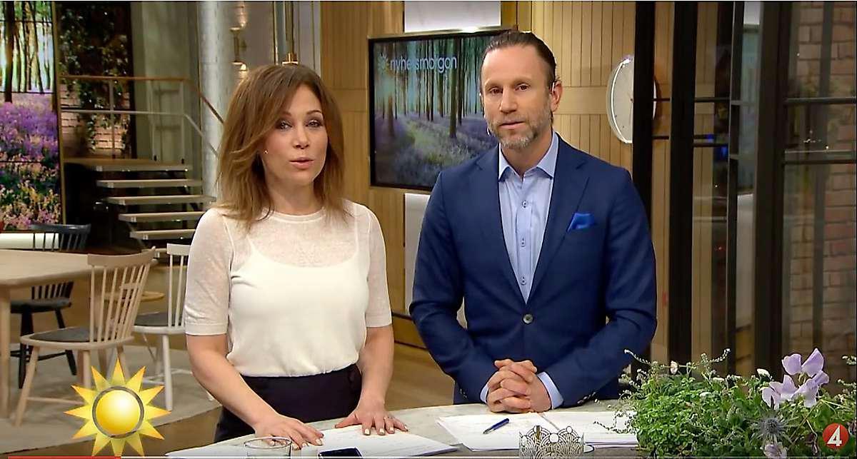 Peter Jihde och Tilde de Paula Eby leder Nyhetsmorgon i TV4