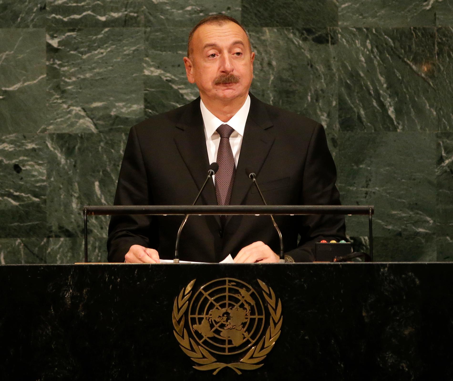 Valobservatörer har noterat stora brister när Ilham Aliyev vann presidentvalet i Azerbajdzja. Arkivbild.