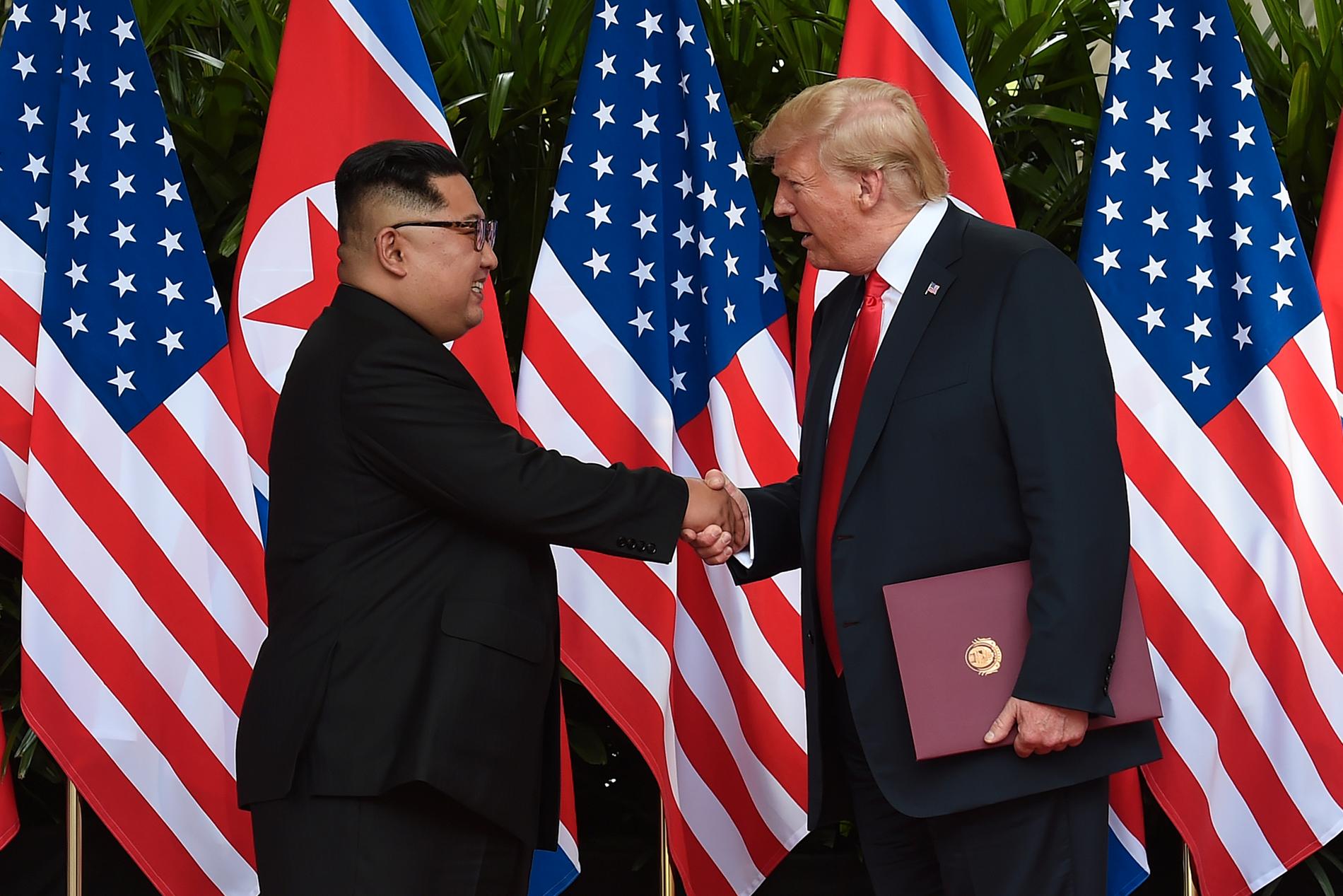Trump passade på att bjuda in Kim Jong-un till Vita huset. 