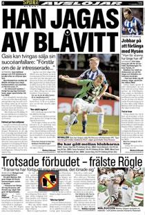 Sportbladet 17 november.