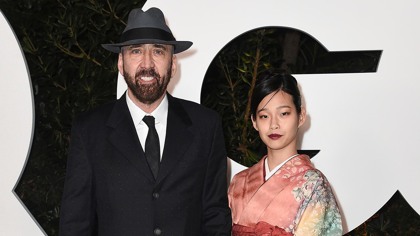 Nicolas Cage och hustrun Riko Shibata.