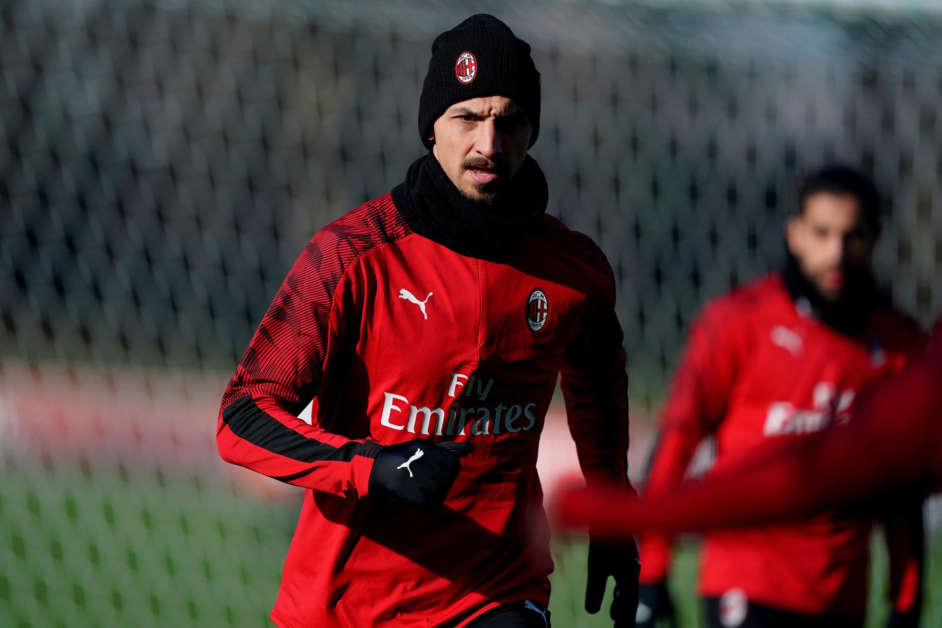 Zlatan Ibrahimovic finns med i Milans matchtrupp mot Sampdoria.