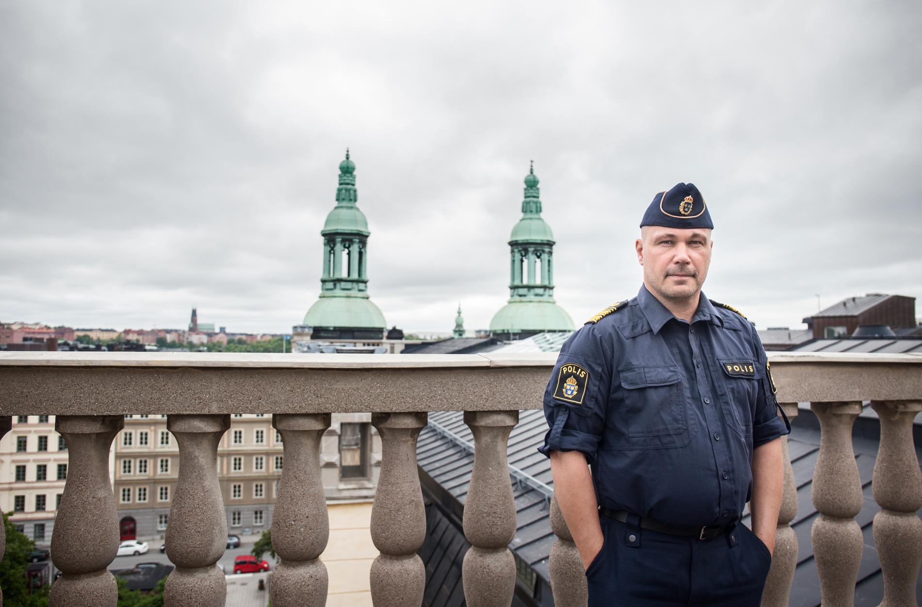 Regionpolischefen i Stockholm Ulf Johansson.