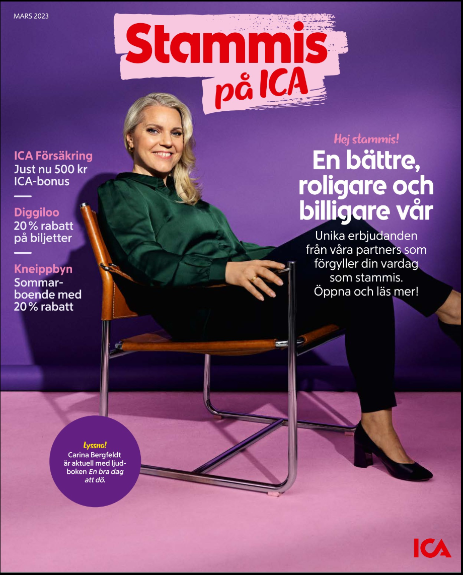 Omslaget till Ica-tidningen Stammis.