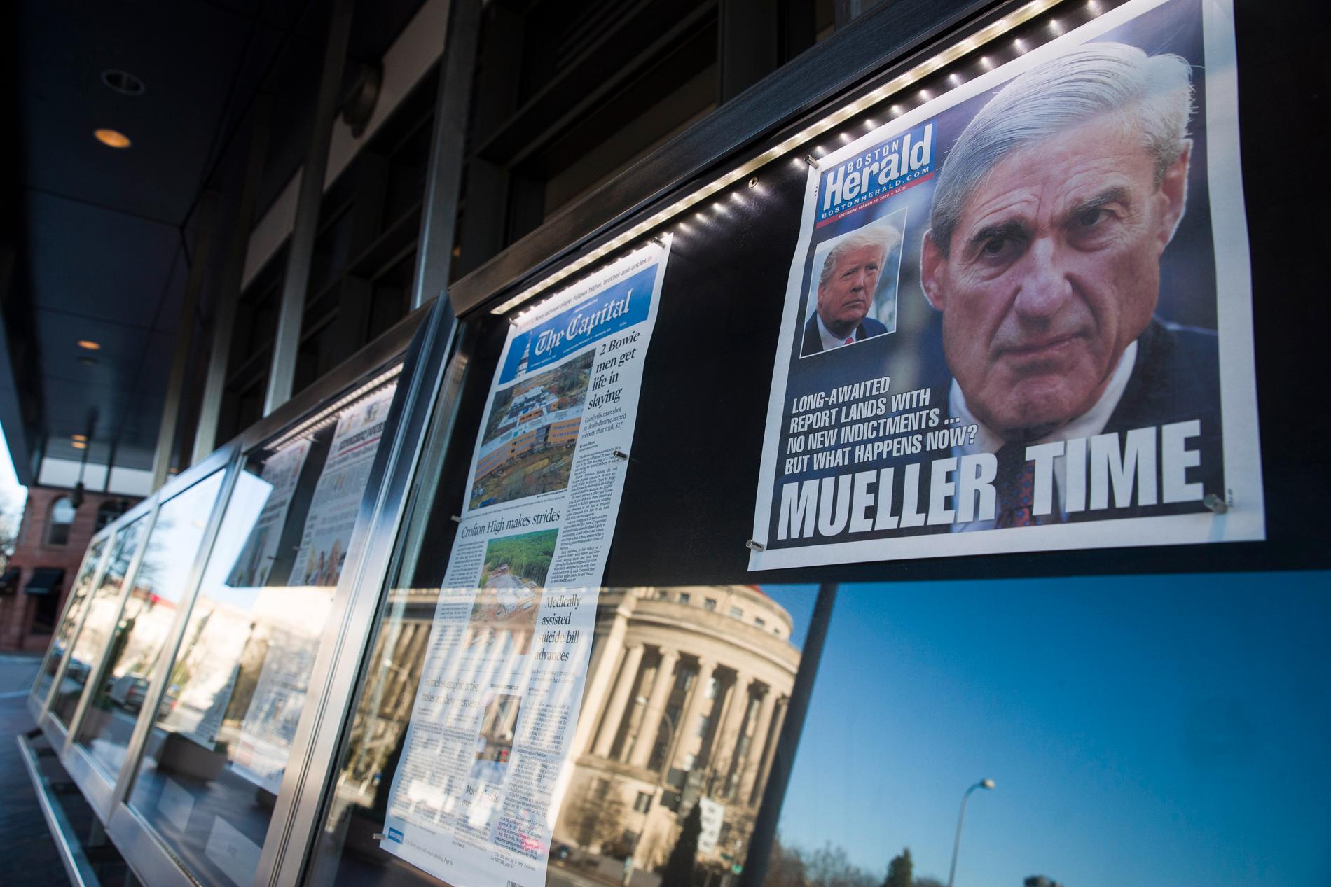 "Mueller time" – amerikanska medier väntade på resultatet med spänning.