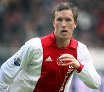 Rasmus Lindgren i Ajax tröja.