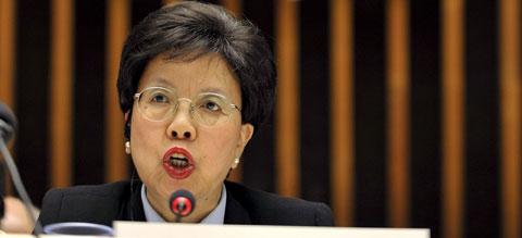 WHO-chefen Margaret Chan.