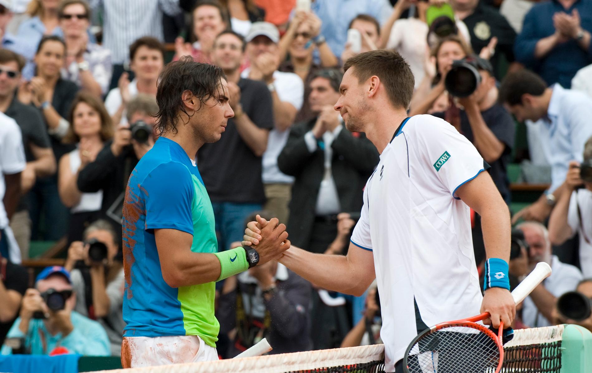 Söderling tackar Nadal under finalen i franska öppna 2009