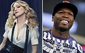Madonna och 50 Cent.