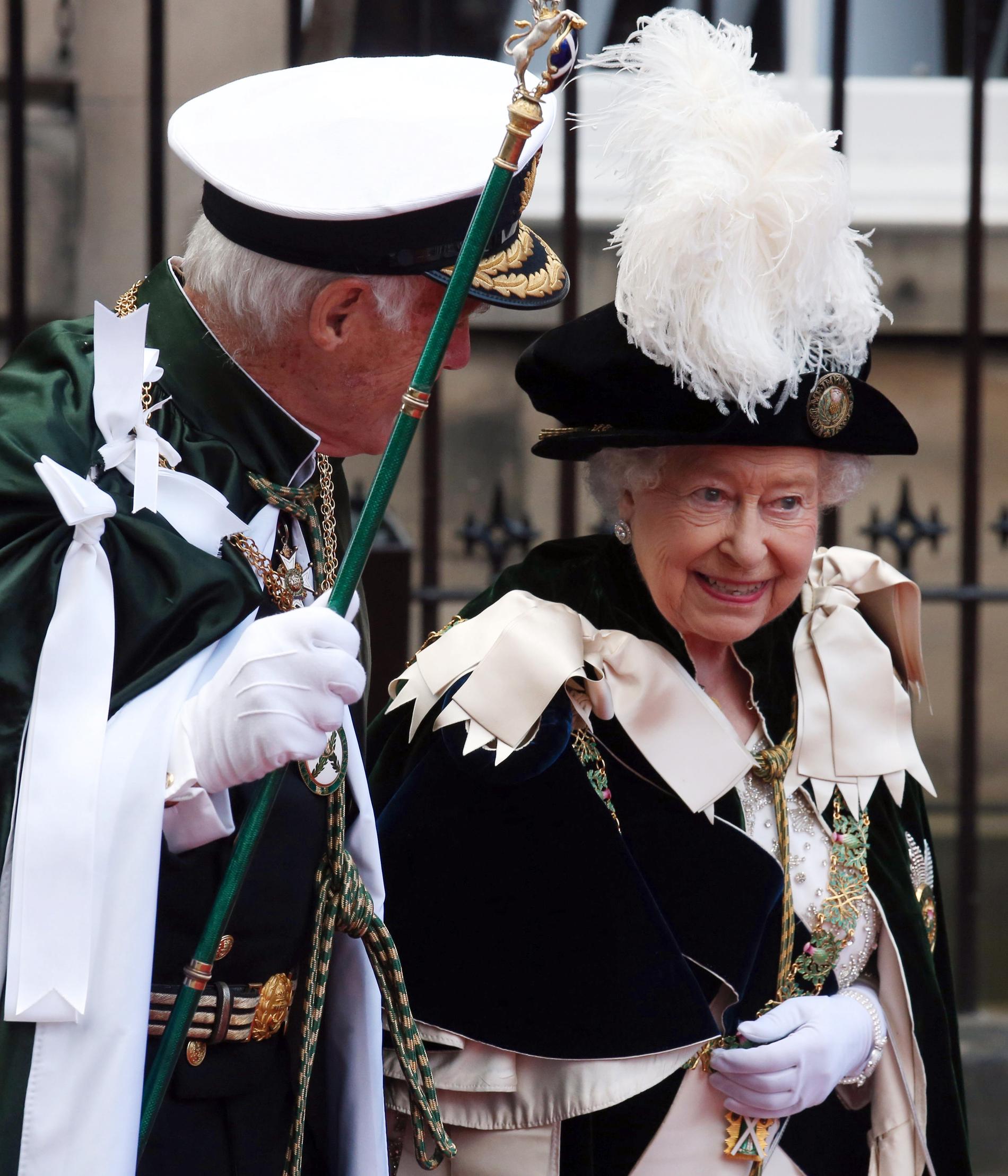 Drottning Elizabeth i Skottland, 2016. 