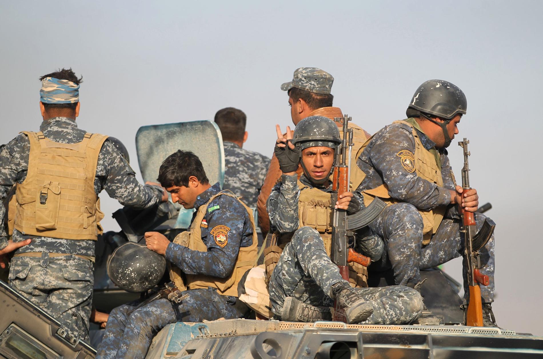 Irakiska soldater.