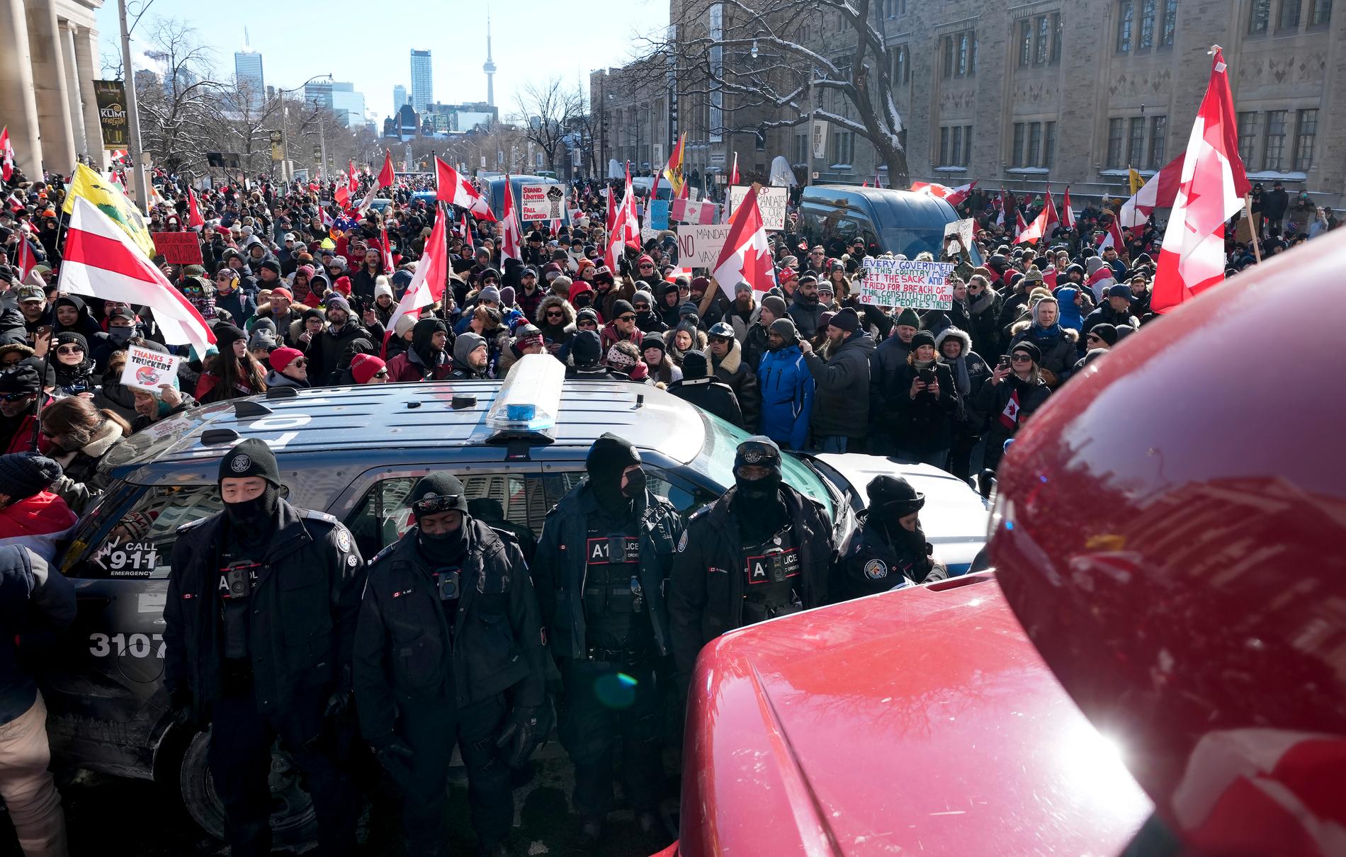 Många av de som protesterar i Ottawa beskriver sig som vanliga människor som vill ha sina liv tillbaka.