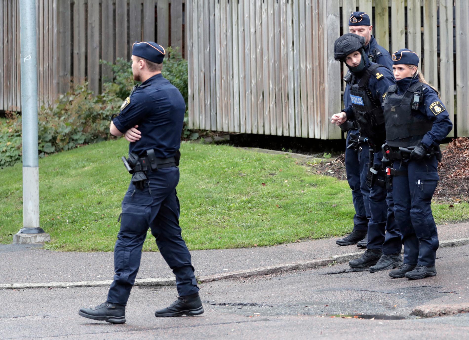 Det pågår just nu en stor polisinsats i GÖteborg.