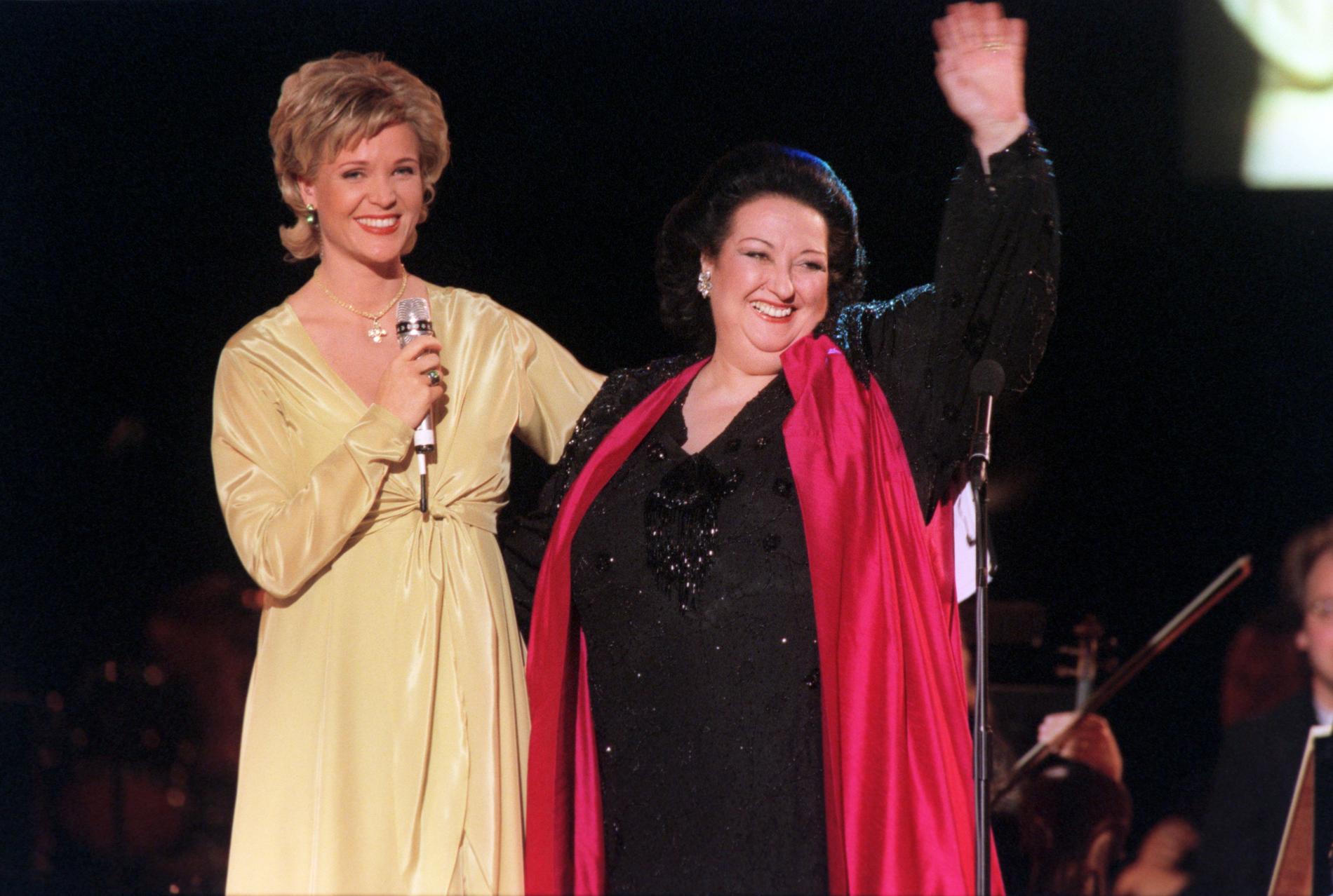 Montserrat Caballé och Kattis Ahlström, 22 oktober 1995
