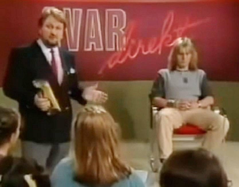 Musikjournalisten Anders Tengner fick ensam stå till svars inför Siewert Öholm och ”Svar direkt”-publiken. Året var 1984. I går återförenades de för en SVT-dokumentär om den konservative programledaren.