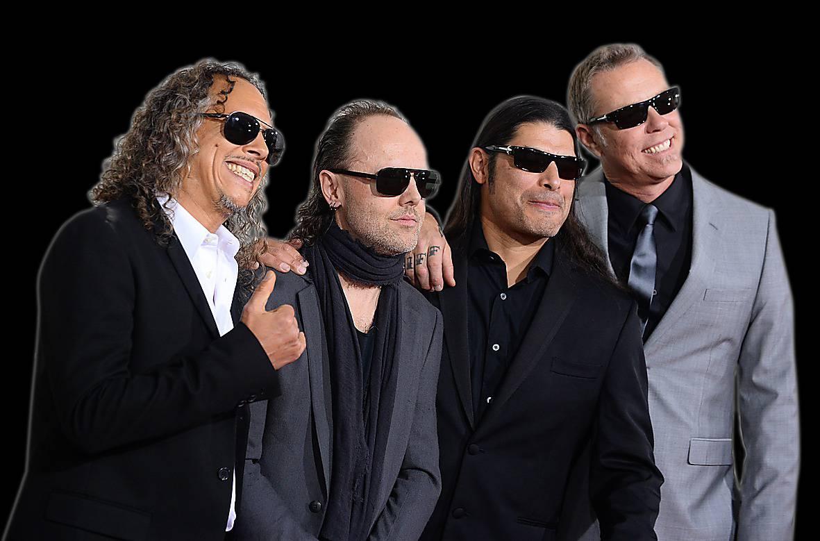 Kirk Hammett, Lars Ulrich, Robert Trujillo och James Hetfield är Metallica.