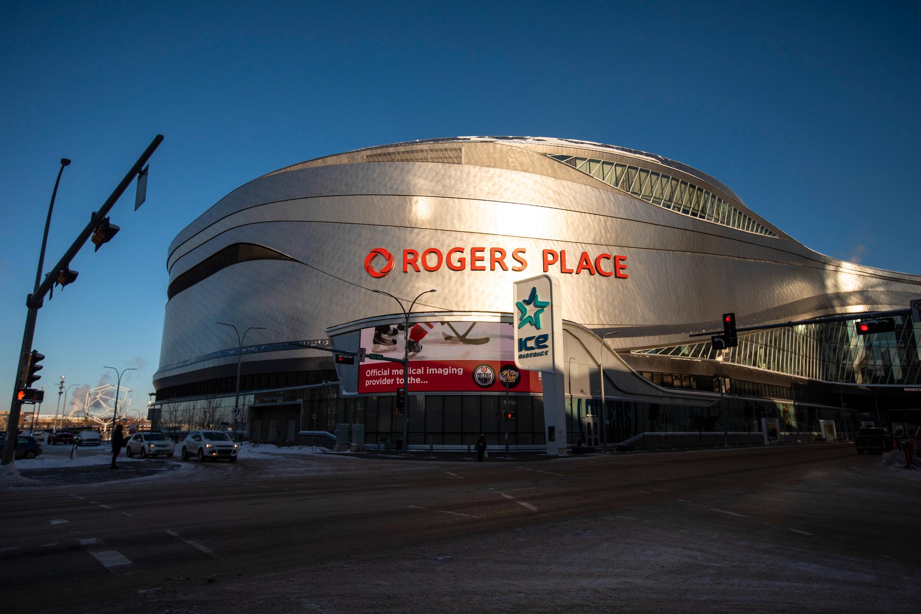 Rogers Place i Edmonton är värdarena för JVM. 