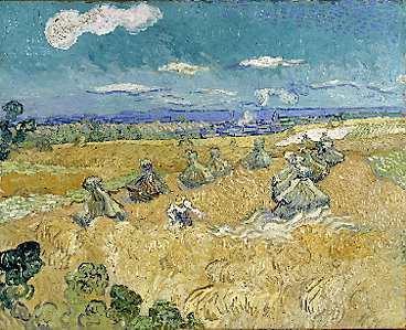 Vincent van Gogh:"Sädesskylarna".