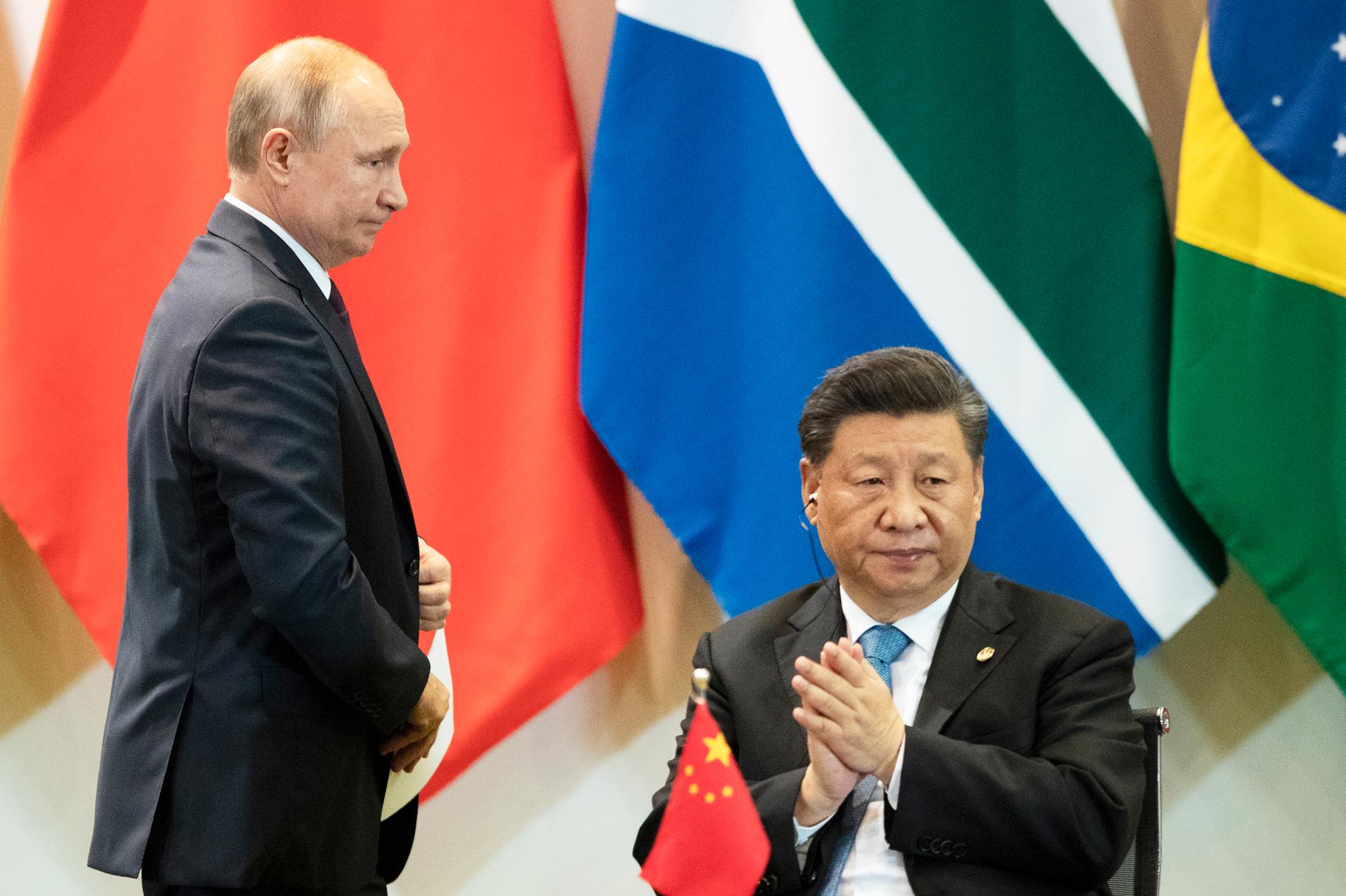 Vladimir Putin och Xi Jinping