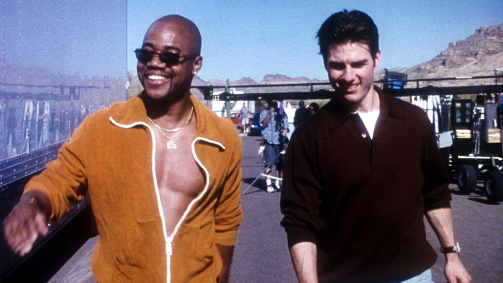 Cuba Gooding vann en Oscar för sin roll i ”Jerry Maguire” där han spelar mot Tom Cruise.