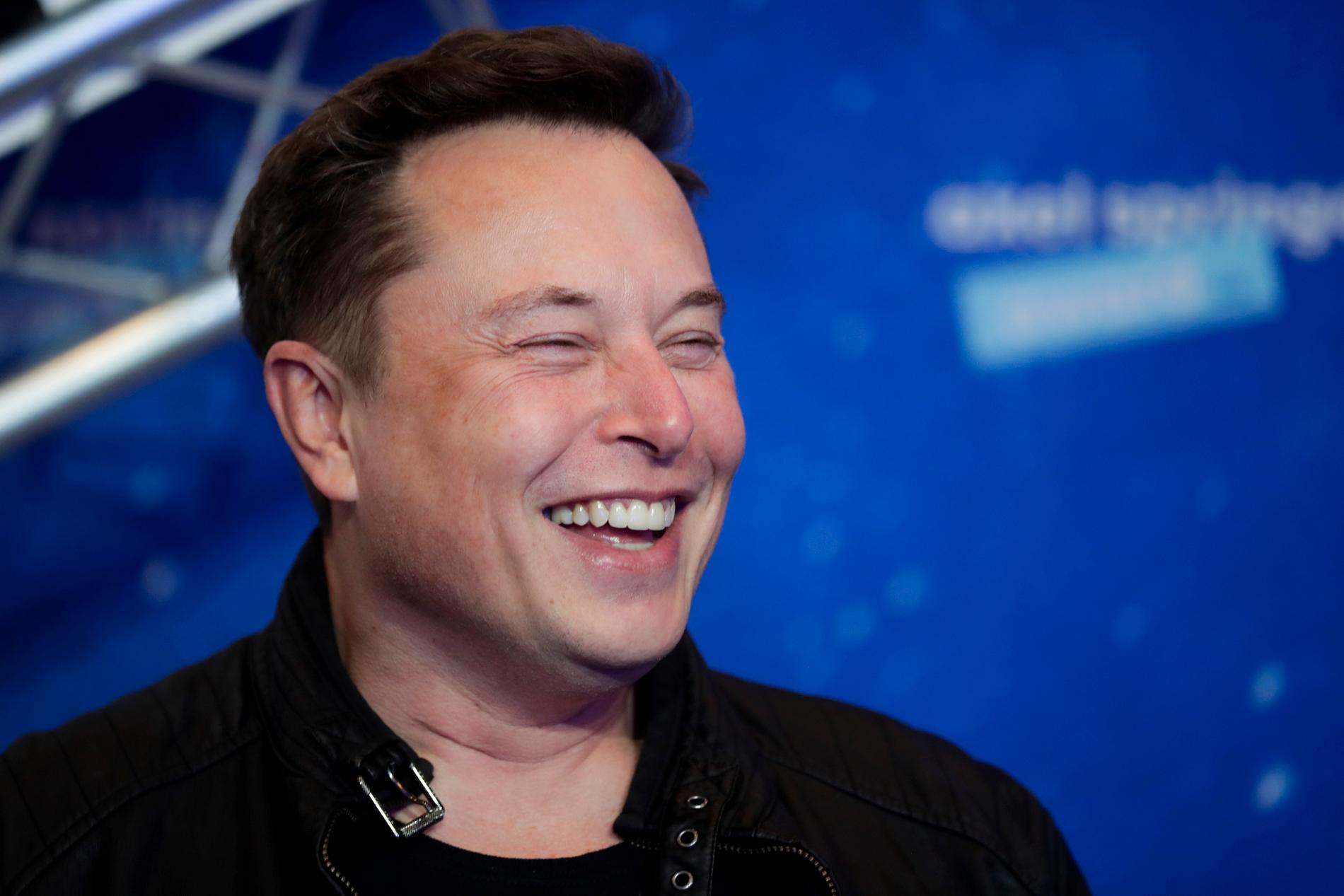 Teslas grundare och vd Elon Musk. Arkivbild.