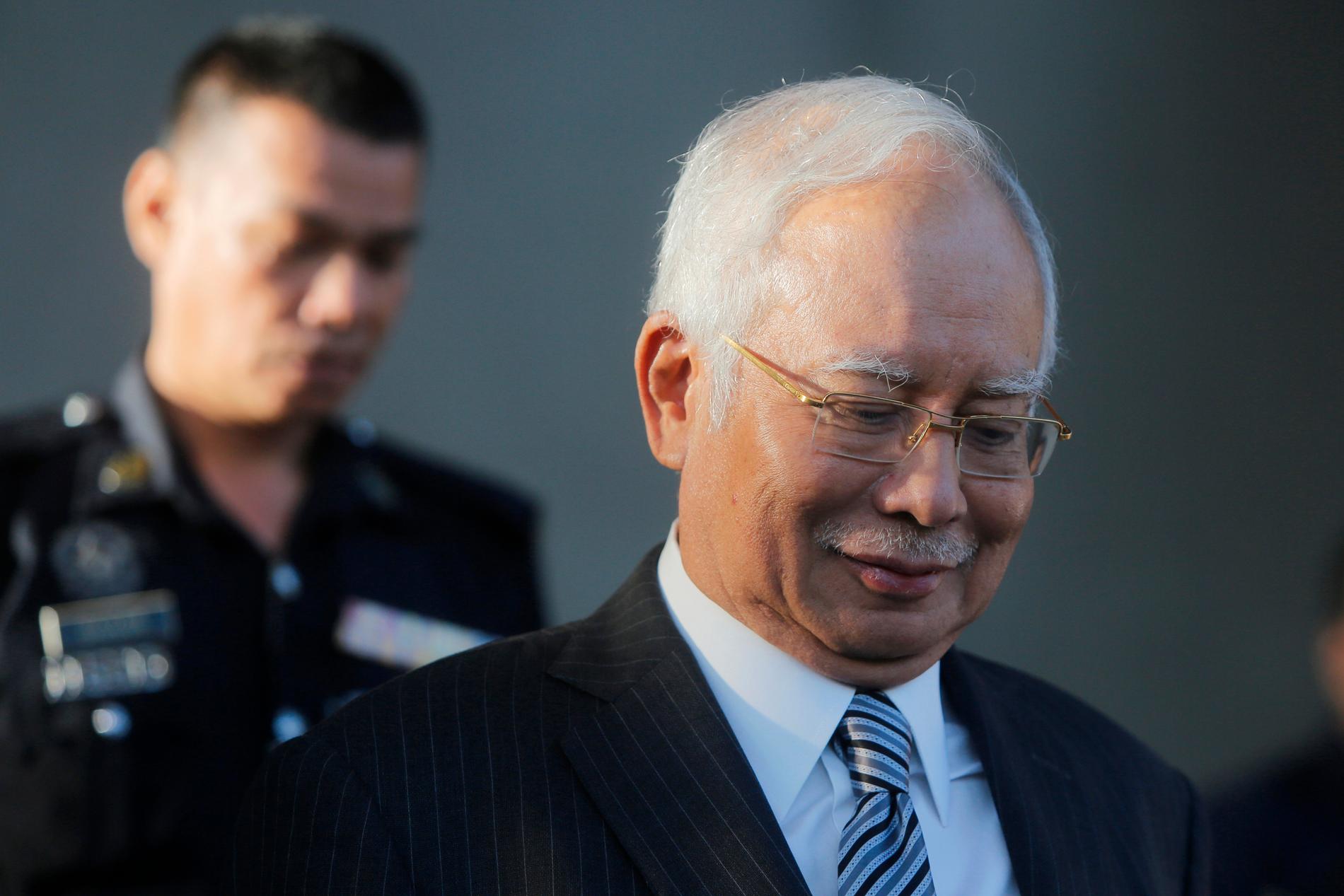 Malaysias tidigare premiärminister Najib Razak. Arkivbild.