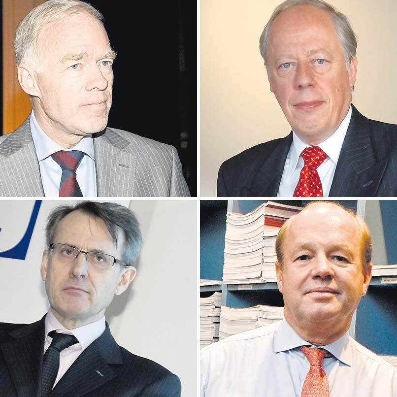 Alla heter vi Anders och är styrelseproffs. Överst från vänster: Anders Igel, Anders Ullberg, Anders Sundström och Anders Nyrèn.