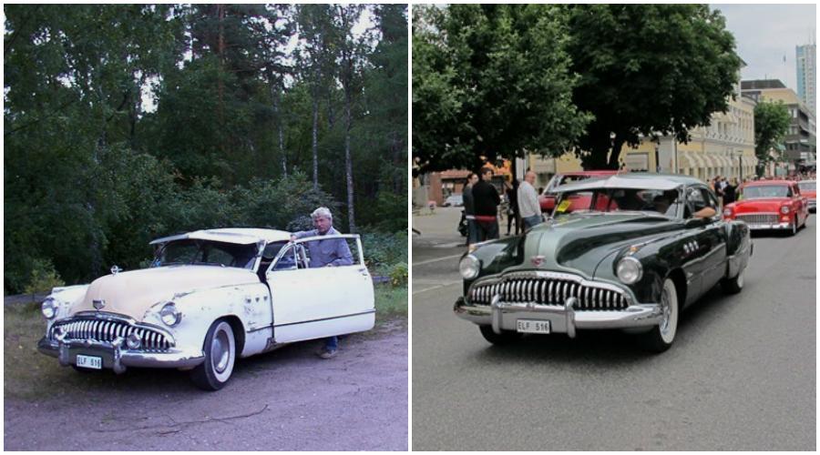 Jan Erik "Janne" Lindholm var stolt över bilen redan innan den rustades upp.