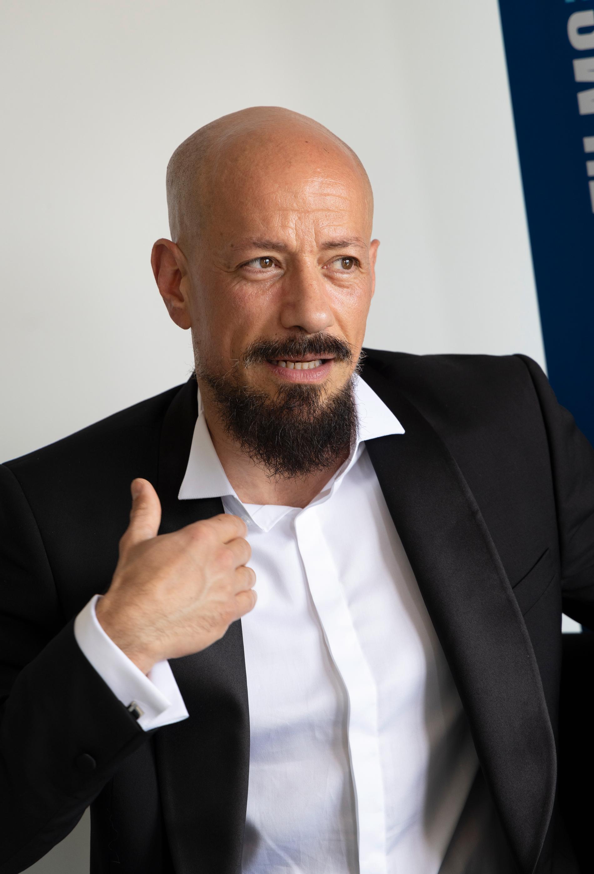  Regissören Tarik Saleh under filmfestivalen i Cannes, 2022.