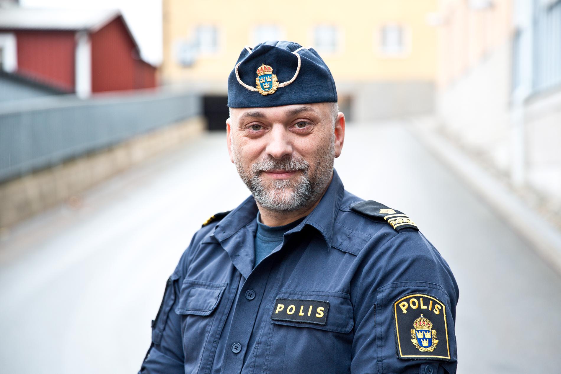 Alexander Vujovic kommunpolis i Karlskrona. 